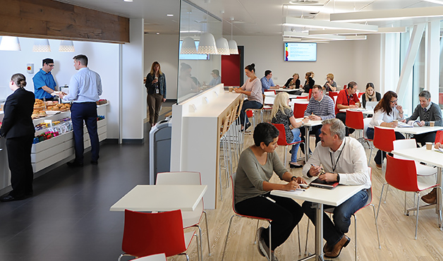 Cafes and eating out at the Wellcome Genome Campus