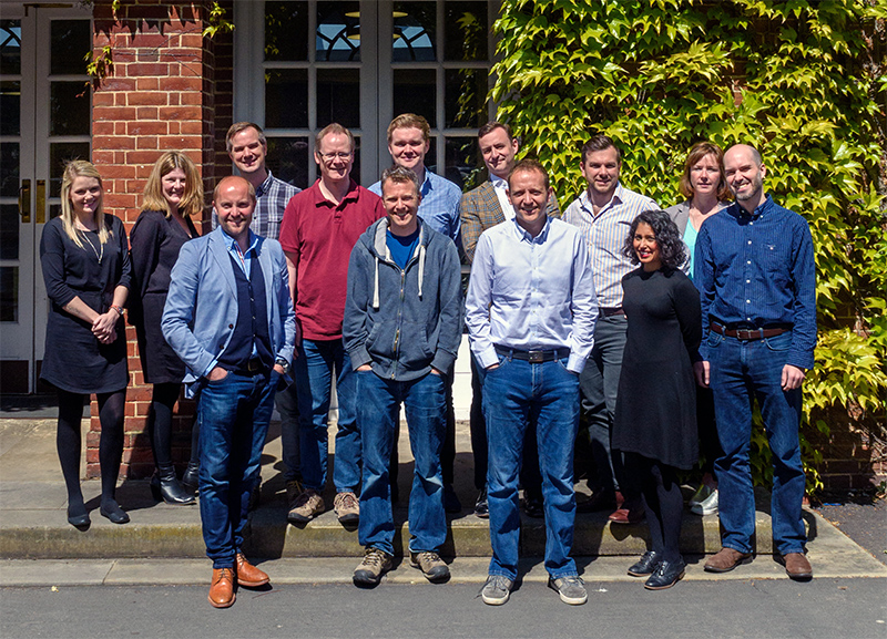 SciBite's team picture based at the BioData Innovation Centre